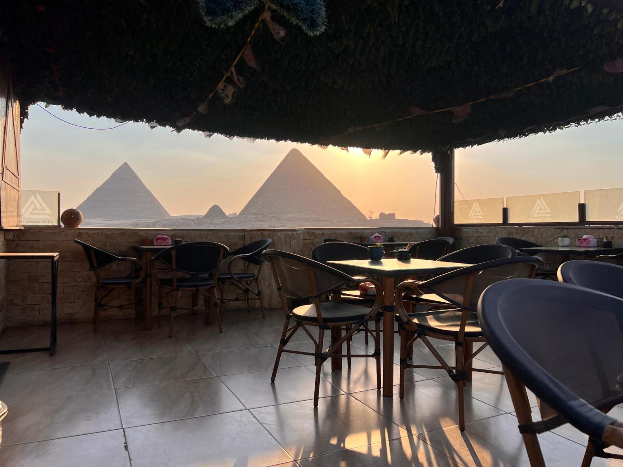 Imhotep Pyramids View Inn Kafrat al Jabal Екстер'єр фото