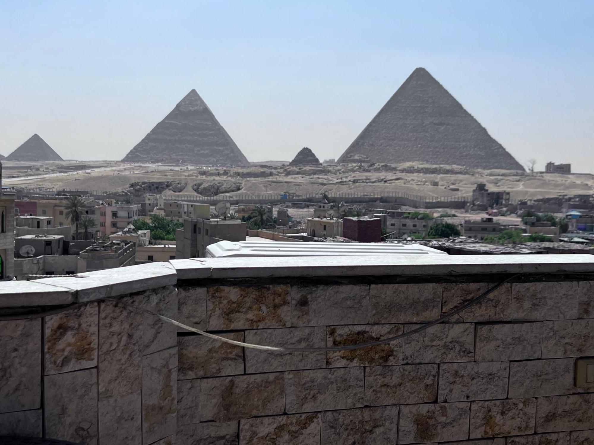 Imhotep Pyramids View Inn Kafrat al Jabal Екстер'єр фото